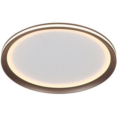 ITALUX Plafoniera Tonda Caffè/bianco Led 24w Artizo ITALUX Plafoniera Tonda Caffè/bianco Led 24w Artizo