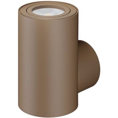 BENEITO FAURE One Wall Gu10 38º Applique A Led Da Parete Cilindrica, Finitura Corten, Design Moderno Per Illuminazione Interni - Beneito & Faure BENEITO FAURE One Wall Gu10 38º Applique A Led Da Parete Cilindrica, Finitura Corten, Design Moderno Per Illuminazione Interni - Beneito & Faure