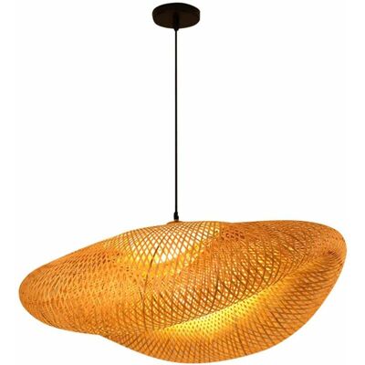 TREETALK Lampada A Sospensione, Lanterna Rustica In Bambù, Lampada A Sospensione In Stile Vintage, Lampadario Giapponese, Plafoniera Per Soggiorno, Camera Da Letto, Ristorante, Bar, Sala Da Pranzo – 40 Cm TREETALK Lampada A Sospensione, Lanterna Rustica In Bambù, Lampada A Sospensione In Stile Vintage, Lampadario Giapponese, Plafoniera Per Soggiorno, Camera Da Letto, Ristorante, Bar, Sala Da Pranzo – 40 Cm