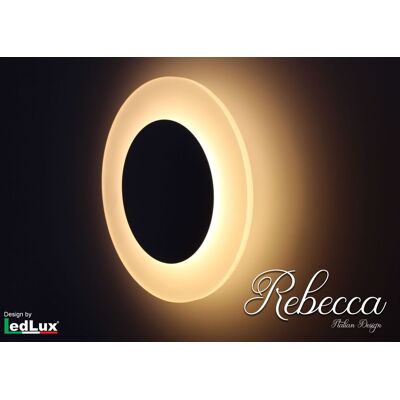 LEDLUX Applique Led Da Parete Modello Rebecca Italian Design Moderna 10w Bianco Caldo LEDLUX Applique Led Da Parete Modello Rebecca Italian Design Moderna 10w Bianco Caldo