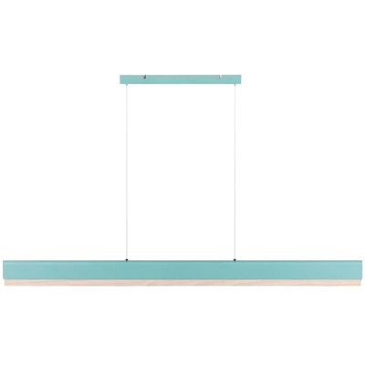 BELIANI Lampada A Sospensione Lineare In Metallo A Led Paralume Verde Menta Mara BELIANI Lampada A Sospensione Lineare In Metallo A Led Paralume Verde Menta Mara