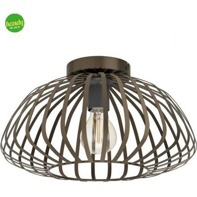 EGLO ESPINAL - Lampadario a soffitto - Finitura bronzo spazzolato elegante - Per soggiorni, sale da pranzo, corridoi EGLO ESPINAL - Lampadario a soffitto - Finitura bronzo spazzolato elegante - Per soggiorni, sale da pranzo, corridoi