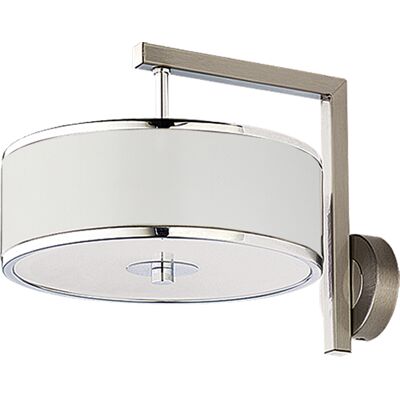 Jupiter Applique Moderna Tonda Bianca/cromo 1xe14 11w Jazz Jupiter Applique Moderna Tonda Bianca/cromo 1xe14 11w Jazz