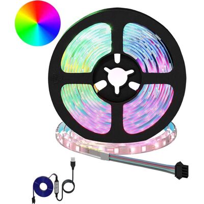 VIDAXL Striscia Led 2 Pz Nero E Trasparente Rame E Plastica VIDAXL Striscia Led 2 Pz Nero E Trasparente Rame E Plastica