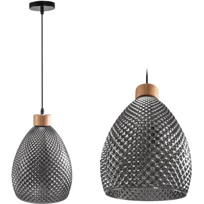 Toolight Lampada Soffitto Retrò Nera - Lampada a Sospensione Toolight Lampada Soffitto Retrò Nera - Lampada a Sospensione