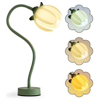 OEM Lampada A Tulipano Vintage - Luce Notturna Floreale Ricaricabile, Dimmerabile In 3 Colori, Collo Di Cigno Pieghevole A 360°, Lampada Da Tavolo In Metallo Senza Fili Per L'Arredamento Della Camera Da L OEM Lampada A Tulipano Vintage - Luce Notturna Floreale Ricaricabile, Dimmerabile In 3 Colori, Collo Di Cigno Pieghevole A 360°, Lampada Da Tavolo In Metallo Senza Fili Per L'Arredamento Della Camera Da L