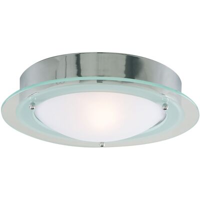 Plafoniera Bagno Cromata E14 - Searchlight Plafoniera Bagno Cromata E14 - Searchlight