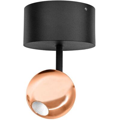 BENEITO FAURE Mini Bora Surface 4,5w 38º 3000k Oro Rosa - Faretto Led Sferico Orientabile Da Soffitto - Beneito & Faure - Design Professionale BENEITO FAURE Mini Bora Surface 4,5w 38º 3000k Oro Rosa - Faretto Led Sferico Orientabile Da Soffitto - Beneito & Faure - Design Professionale