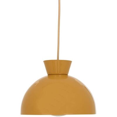 ATMOSPHERA Lampada A Sospensione Lito Rotonda, Diametro 22 Cm, Giallo Ocra - Créateur D'Intérieur ATMOSPHERA Lampada A Sospensione Lito Rotonda, Diametro 22 Cm, Giallo Ocra - Créateur D'Intérieur