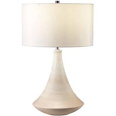 Lampada da tavolo in ceramica Pinner di Elstead Lighting - Rosa & Crema Lampada da tavolo in ceramica Pinner di Elstead Lighting - Rosa & Crema