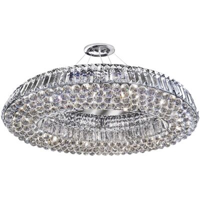 Lampadario Vesuvius 10 Luci - Moderno Cromo Lampadario Vesuvius 10 Luci - Moderno Cromo