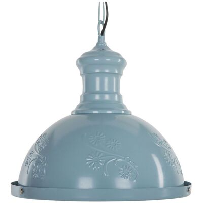 Lampada a sospensione in metallo blu Beliani - Lampada Pendante Lampada a sospensione in metallo blu Beliani - Lampada Pendante
