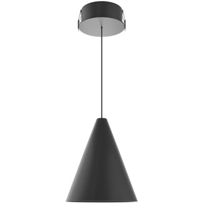BENEITO FAURE Lampada A Sospensione Zoe Xl Space 15 Beneito & Faure, Led 38º Con Switch Cct 2700k/3200k/4000k, Finitura Nero Mate - Design Elegante BENEITO FAURE Lampada A Sospensione Zoe Xl Space 15 Beneito & Faure, Led 38º Con Switch Cct 2700k/3200k/4000k, Finitura Nero Mate - Design Elegante