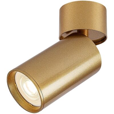 RABALUX Faretto Soffitto Rotondo Oro 1 Luce Orientabile Gu10 Mirina RABALUX Faretto Soffitto Rotondo Oro 1 Luce Orientabile Gu10 Mirina