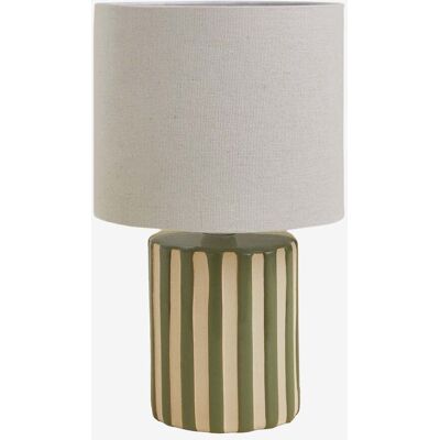 SKLUM Lampada Da Tavolo In Ceramica E Lino Araminta SKLUM Lampada Da Tavolo In Ceramica E Lino Araminta