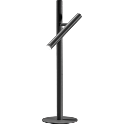 GEA LUCE Lampada Da Tavolo Gealuce Gls In Alluminio Nero Opaco - Lume Led 5,4w Orientabile Con Dimmer Push, 3000k, Fascio 25°, Ip20, Design Moderno Minimalista GEA LUCE Lampada Da Tavolo Gealuce Gls In Alluminio Nero Opaco - Lume Led 5,4w Orientabile Con Dimmer Push, 3000k, Fascio 25°, Ip20, Design Moderno Minimalista