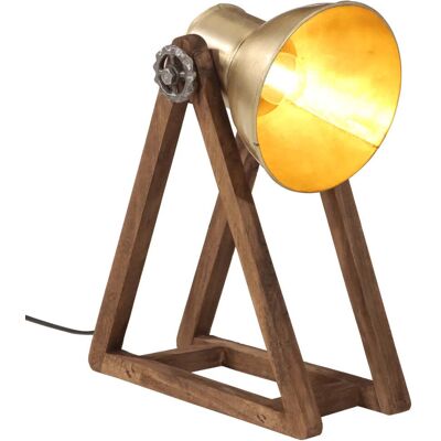 HELLOSHOP26 Lampada Da Scrivania In Stile Industriale Finitura Ottone Antico 30 X 17 X 40 Cm Atmosfera Unica In Ferro 020047517 HELLOSHOP26 Lampada Da Scrivania In Stile Industriale Finitura Ottone Antico 30 X 17 X 40 Cm Atmosfera Unica In Ferro 020047517