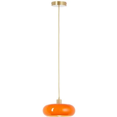 Brilliant Lampada A Sospensione Arancia, Vetro, Arancione, Diam. 27,5 Cm, E27 Brilliant Lampada A Sospensione Arancia, Vetro, Arancione, Diam. 27,5 Cm, E27