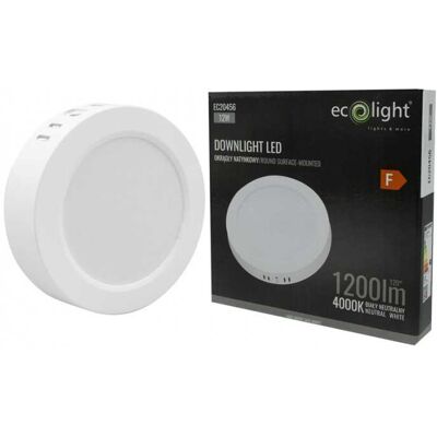 ECOLIGHT Faretto Led Da Incasso Circolare N/t 12w 4000k Bianco Dl-1 ECOLIGHT Faretto Led Da Incasso Circolare N/t 12w 4000k Bianco Dl-1