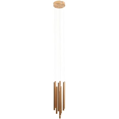 MAXLIGHT Lampada Sospensione Organic Ottone 10 Luci Led MAXLIGHT Lampada Sospensione Organic Ottone 10 Luci Led