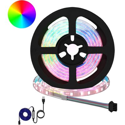 VIDAXL Striscia Led 2 Pz Nero E Trasparente Rame E Plastica VIDAXL Striscia Led 2 Pz Nero E Trasparente Rame E Plastica