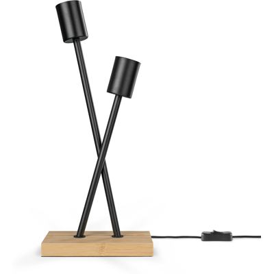 PACO HOME Lampada Tavolo Terra Vintage E27 Soggiorno Industriale Design Moderno Led Retrò Lampada Da Tavolo, Nero - Bambù - PACO HOME Lampada Tavolo Terra Vintage E27 Soggiorno Industriale Design Moderno Led Retrò Lampada Da Tavolo, Nero - Bambù -