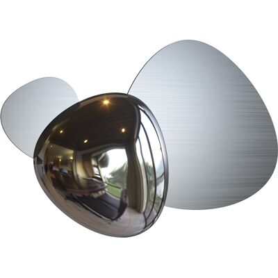 MAYTONI Applique Jack-stone Nichel Cromo Led 8w 3000k MAYTONI Applique Jack-stone Nichel Cromo Led 8w 3000k