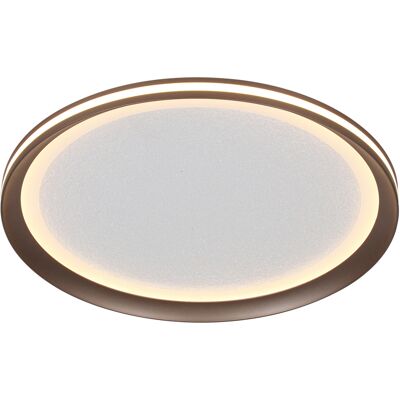 ITALUX Plafoniera Tonda Caffè/bianco Led 24w Artizo ITALUX Plafoniera Tonda Caffè/bianco Led 24w Artizo