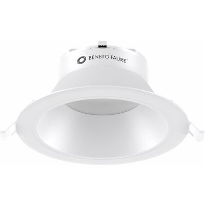 BENEITO FAURE Downlight Led Da Incasso Thessis 25w Triac Dimmerabile Con Tecnologia Switch Cct 3000k/4000k/5000k, Finitura Bianco Mate - Beneito & Faure BENEITO FAURE Downlight Led Da Incasso Thessis 25w Triac Dimmerabile Con Tecnologia Switch Cct 3000k/4000k/5000k, Finitura Bianco Mate - Beneito & Faure