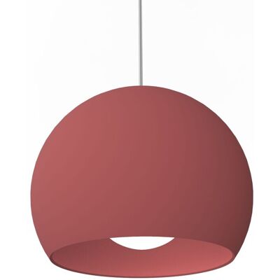 LUMICOM Joe Sospensione, 1x E27, Max 42w, Metallo, Rosso Cowhide, D.25cm - LUMICOM Joe Sospensione, 1x E27, Max 42w, Metallo, Rosso Cowhide, D.25cm -
