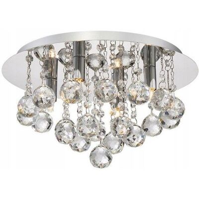 Toolight Modello APP403-C Lampada da Soffitto - Cristallo Glamour, 4-PUNTI G9, 25x25x16,5cm Toolight Modello APP403-C Lampada da Soffitto - Cristallo Glamour, 4-PUNTI G9, 25x25x16,5cm