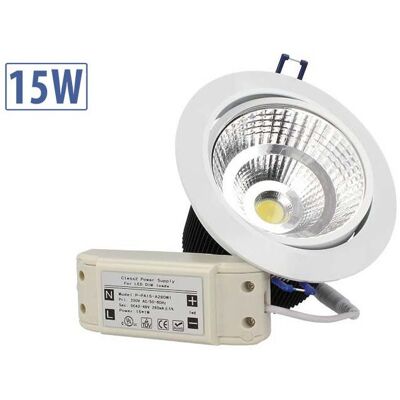 LEDLUX Lampada Faretto Led Incasso Da Soffitto 15w Bianco Neutro LEDLUX Lampada Faretto Led Incasso Da Soffitto 15w Bianco Neutro
