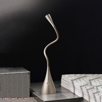 PERENZ - Snake Lampada Led Da Tavolo In Plastica Colore Oro Dimmerabile 3w 300lm 3000k PERENZ - Snake Lampada Led Da Tavolo In Plastica Colore Oro Dimmerabile 3w 300lm 3000k