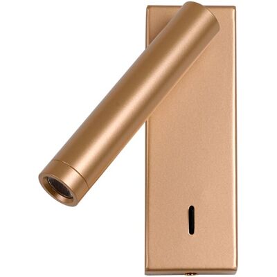 ITALUX Applique Lettura Moderna Oro Spot Orientabile Led 2,5w ITALUX Applique Lettura Moderna Oro Spot Orientabile Led 2,5w