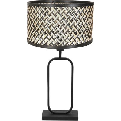 STEINHAUER - Lampada Da Tavolo - Stang - Nero - Bambù Metallo - STEINHAUER - Lampada Da Tavolo - Stang - Nero - Bambù Metallo -