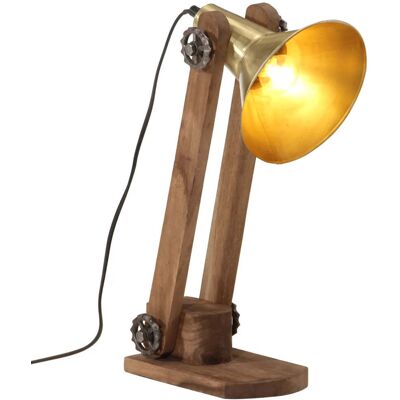 HELLOSHOP26 Lampada Da Scrivania In Stile Industriale Moderno Uso Decorativo 23 X 13 X 52 Cm In Ferro Ottone Antico 020047521 HELLOSHOP26 Lampada Da Scrivania In Stile Industriale Moderno Uso Decorativo 23 X 13 X 52 Cm In Ferro Ottone Antico 020047521