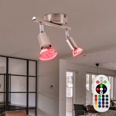 ETC-SHOP - Faretti RGB - LED Set - Remote - Ceiling Lights ETC-SHOP - Faretti RGB - LED Set - Remote - Ceiling Lights