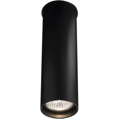 SHILO Faretto Soffitto Nero Cilindro 20cm Gu10 10w SHILO Faretto Soffitto Nero Cilindro 20cm Gu10 10w