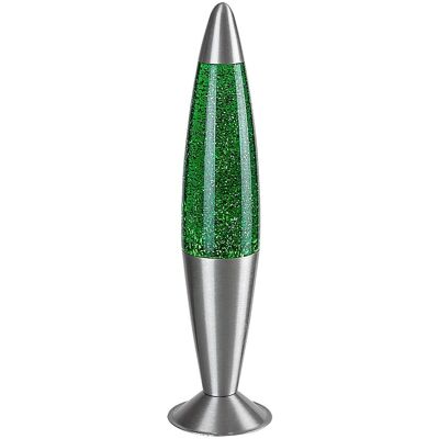 RABALUX Lampada Lava Glitter2 Verde Led 25w Argento RABALUX Lampada Lava Glitter2 Verde Led 25w Argento