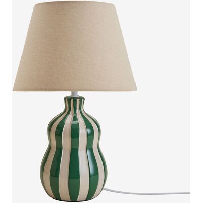 SKLUM Lampada Da Tavolo ↑40 Cm In Ceramica E Lino Jolira SKLUM Lampada Da Tavolo ↑40 Cm In Ceramica E Lino Jolira
