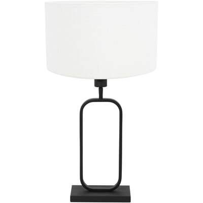 STEINHAUER - Lampada Da Tavolo - Stang - Nero - Lino Metallo - STEINHAUER - Lampada Da Tavolo - Stang - Nero - Lino Metallo -