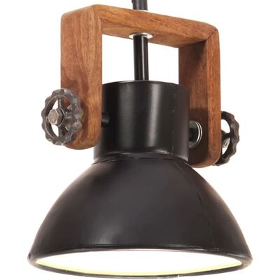 Lampada a Sospensione Industriale vidaXL - E27 - 25W - Nera - 19cm - Stile Industriale Lampada a Sospensione Industriale vidaXL - E27 - 25W - Nera - 19cm - Stile Industriale