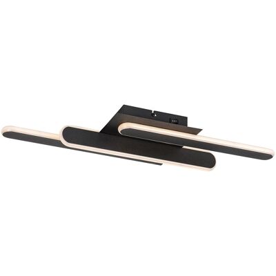 RABALUX Plafoniera Led Moderna Nera Cct 18w Sindri RABALUX Plafoniera Led Moderna Nera Cct 18w Sindri