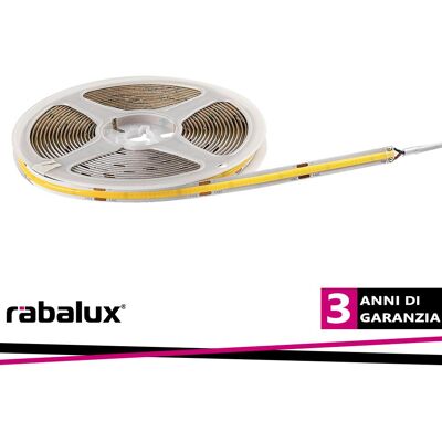 RABALUX Led Strip, 40w, 3200lm, 4000k, Bobina Da 5mt - Luce Naturale RABALUX Led Strip, 40w, 3200lm, 4000k, Bobina Da 5mt - Luce Naturale