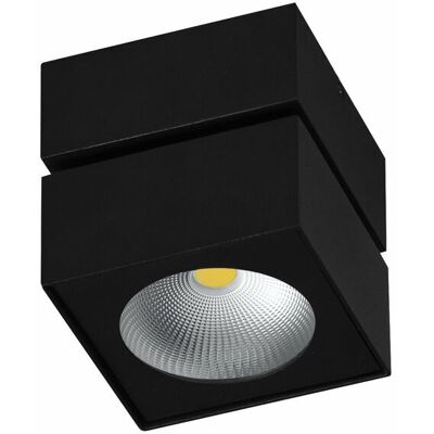 BENEITO FAURE Applique Led Orientabile Rubyc Surface 14w 40° Switch Cct 2700k/3200k/4000k Dimmerabile Triac Nero Opaco - Beneito & Faure BENEITO FAURE Applique Led Orientabile Rubyc Surface 14w 40° Switch Cct 2700k/3200k/4000k Dimmerabile Triac Nero Opaco - Beneito & Faure