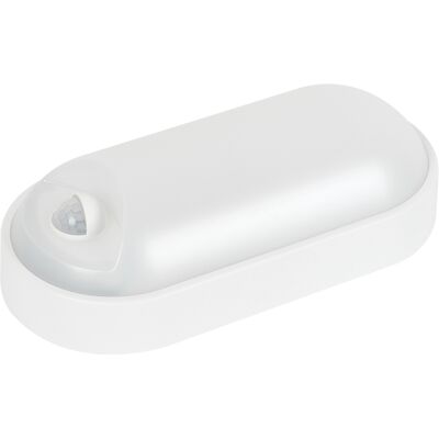 ALCAPOWER Plafoniera Led Ovale 15w Ip65 Con Sensore Pir, Tecnologia Cct Selezionabile 3000k/4000k/6500k, 1400lm, Design Resistente In Abs E Pc ALCAPOWER Plafoniera Led Ovale 15w Ip65 Con Sensore Pir, Tecnologia Cct Selezionabile 3000k/4000k/6500k, 1400lm, Design Resistente In Abs E Pc