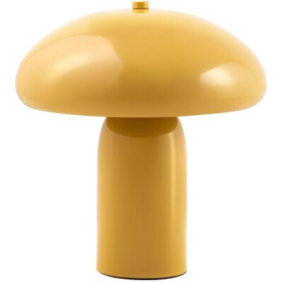 BELIANI Lampada Da Tavolo Con Paralume In Ferro, Singola 22 Cm Giallo Sanya BELIANI Lampada Da Tavolo Con Paralume In Ferro, Singola 22 Cm Giallo Sanya