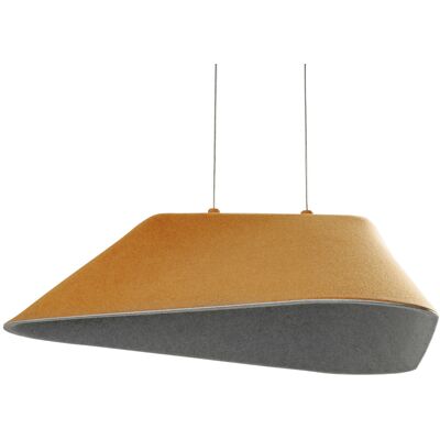 MAXLIGHT Lampada A Sospensione In Feltro Gialla Led 8w MAXLIGHT Lampada A Sospensione In Feltro Gialla Led 8w