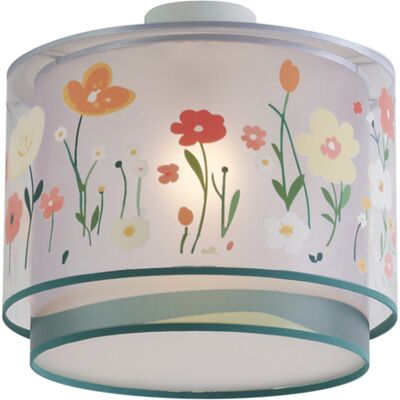 QAZQA Plafoniera Per Bambini Bianca Con Fiori - Harrie Tra I QAZQA Plafoniera Per Bambini Bianca Con Fiori - Harrie Tra I