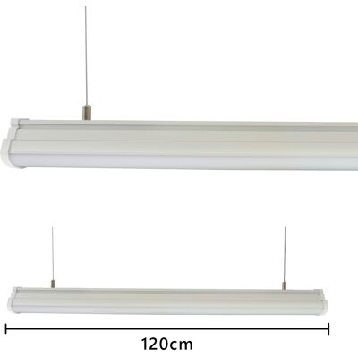 ALCAPOWER Plafoniera Led Rail Serie Ip44 40w 4000lm 4500k 120cm: Illuminazione Professionale A Elevata Efficienza Per Ambienti Tecnici E Industriali ALCAPOWER Plafoniera Led Rail Serie Ip44 40w 4000lm 4500k 120cm: Illuminazione Professionale A Elevata Efficienza Per Ambienti Tecnici E Industriali
